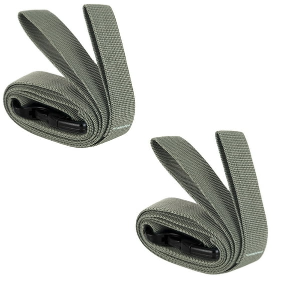 PBAZIH Adjustable Length Nylon Strap for Outdoor Camping, Hiking, Travel - Reusable Buckle Binding Strap for Gear Storage, Durable and Secure, 53x0.9in, Set of 2