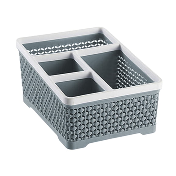 PBAZIH Bathroom Caddy Organizer, Plastic Storage Basket for Makeup Brushes, Cosmetics, Desktop Stationery, Remote Controls, Suitable for Home, Office, Living Room, and Bathroom Storage