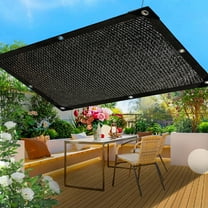 PBAZIH Blackout Shade Cloth Sunblock Mesh Cover with Grommets for Pergola, Greenhouse, Garden, Patio, Balcony - 90% UV Protection, Durable, Breathable, Reinforced Corners, 200x300cm