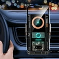 PBAZIH Car Mounted Mobile Wireless Charger with 15W Fast Charging
