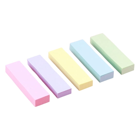 PBAZIH Colorful Sticky Notes, 5 Sheets of Playful Adhesive Notes, Eye-Catching Reminder Paper, Auto-Adhesive for Secure Placement, Great for Office Use, Fun Designs for Eye-Catching Marking