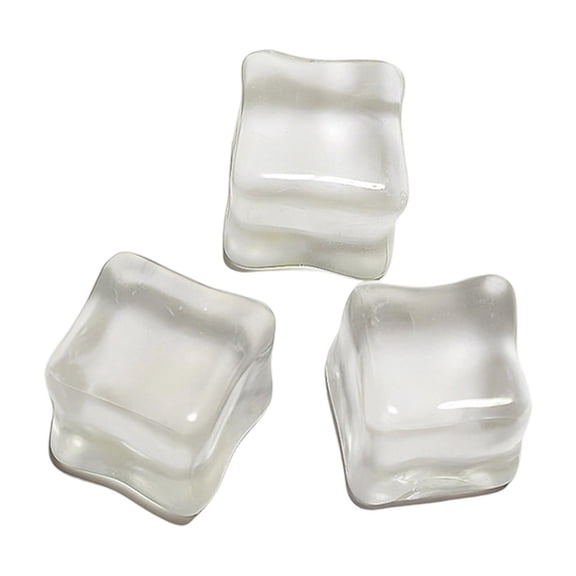 PBAZIH Decorative Simulation Ice Block for Photography Props, Luminous Plastic Ice Crystal for Party, Wedding, Bottle Landscaping, Aquarium Decoration, Fresh Visual Effect