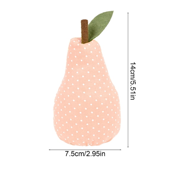 PBAZIH Fabric Pear Decor for Home Styling, Soft Cotton Artificial Fruit for Table Tray, Shelf Centerpiece, Perfect Gift for Home Decor Enthusiasts