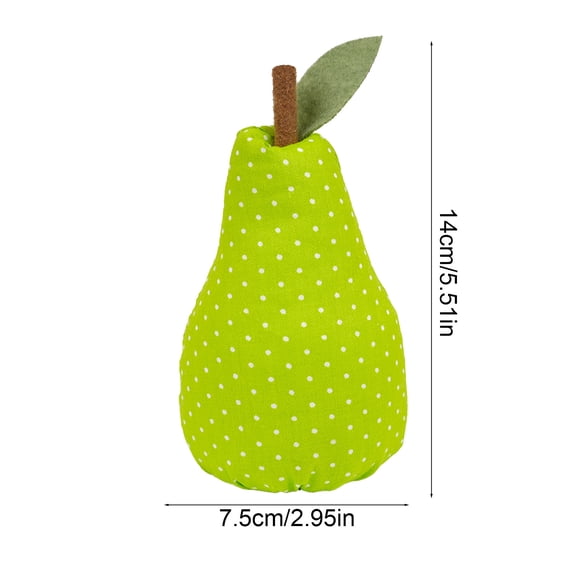 PBAZIH Fabric Pear Decor for Home Styling, Soft Cotton Artificial Fruit for Table Tray, Shelf Centerpiece, Perfect Gift for Home Decor Enthusiasts