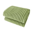 thumbnail image 1 of PBAZIH Flannel Fleece Throw Blanket, Cozy Microfiber Ribbed Design, Soft and Warm Couch and Bed Blanket for All Season Use, Perfect Gift for Family Birthdays and Holidays, 1 of 6
