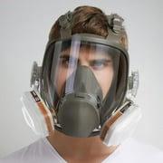 PBAZIH Full Facepiece Reusable Respirators with P100 Filters, Dual Cartridge Design for Maximum Protection, Adjustable Straps, Ideal for Paint, Industrial Work, Dust, and Chemical Exposure