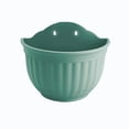 thumbnail image 1 of PBAZIH Half Round Wall Mount Planter, Durable Plastic Hanging Pot, Breathable Flower Pot for Indoor and Outdoor Plants, Ideal for Balcony, Garden, and Home Decor, 1 of 6