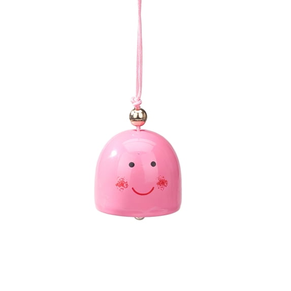 PBAZIH Happy Face Hanging Chime, Iron Wind Chime, Cheerful Door Decor, Gentle Sounds for Garden, Party and Festival Ornament, Perfect Gift for Home Decoration