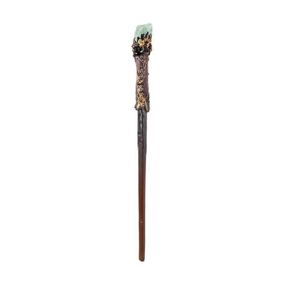 PBAZIH Natural Crystal Magic Scepter Wand with Exquisite Texture and Handmade Design for Decorative Home Display and Collection Props