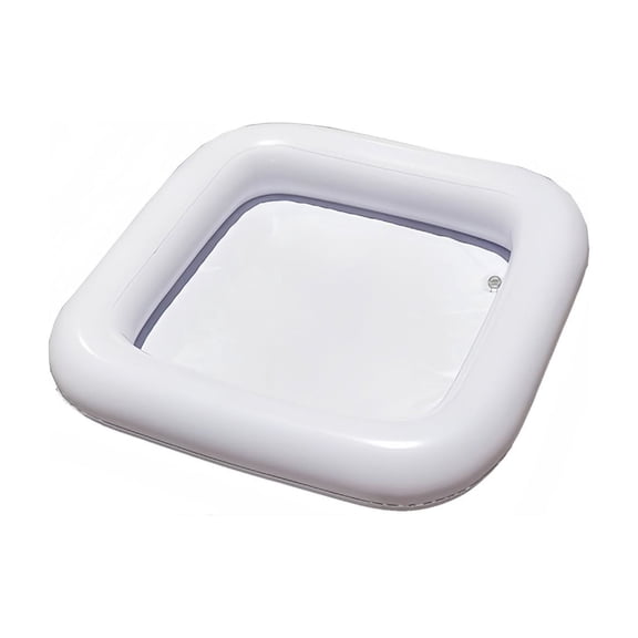 PBAZIH PVC Inflatable Serving Tray for Ice and Beverages, Waterproof & Leakproof, Large Capacity for Pool Parties & Outdoor Gatherings