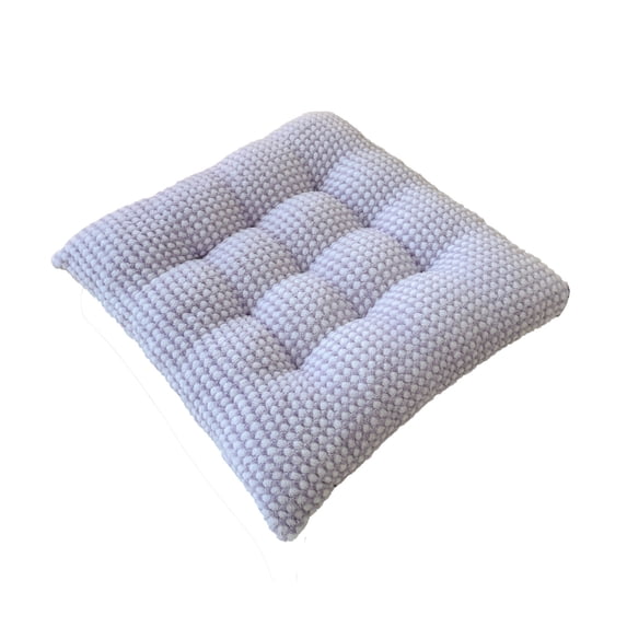 PBAZIH Plush Seat Cushion for Chairs, 100% Polyester Soft and Comfortable with Anti-Slide Back, Ideal for Home, Office, Dining Room, Versatile and Easy to Clean