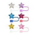 thumbnail image 1 of PBAZIH Reusable Silicone Straw Toppers, 10mm Drinking Straw Covers, Cute Plugs for Party, Splashproof Straw Protectors, Ideal for Daily Use and Festive Occasions, 1 of 6