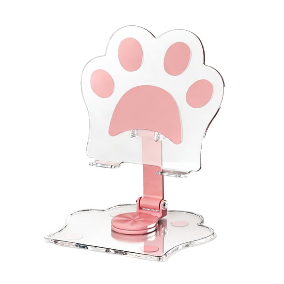 PBAZIH Rotating Tablet Stand, Portable Foldable Phone Holder with 360° Angle Adjustment, Anti-slip Support for Live Streaming and Desktop Use, Lightweight for Travel