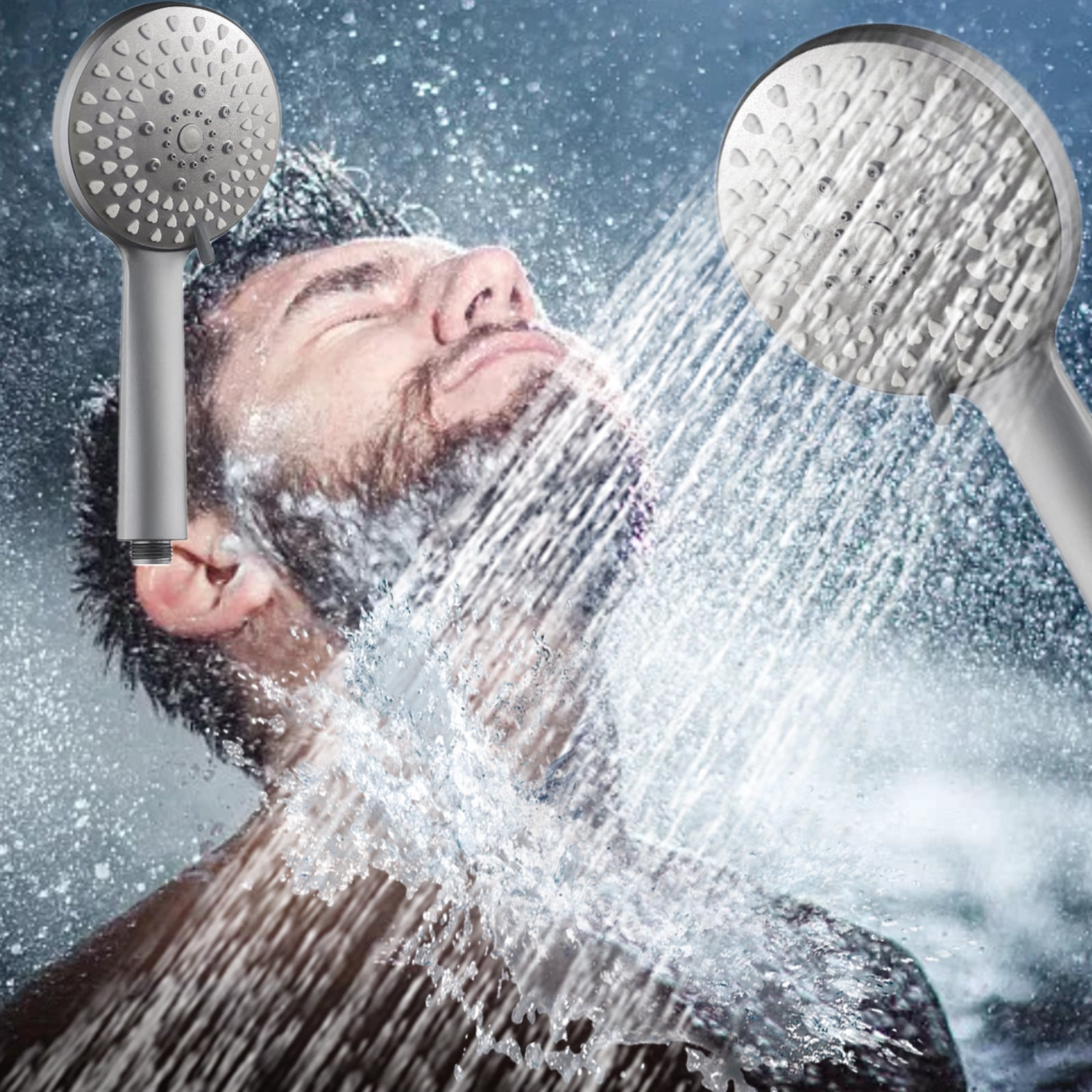 PBAZIH Shower Head With Handheld High Pressure Filter 5 Spray Modes