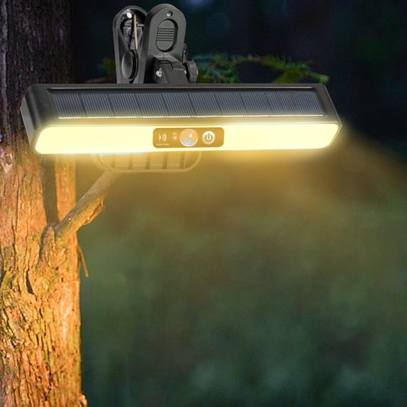 PBAZIH Solar Outdoor Lights, 3 Modes Clip-On Security Lights, Wireless IPX4 Motion Sensor Lights, Super Bright for Garden, Fence, Patio