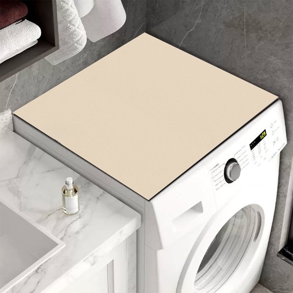 PBAZIH Solid Color Absorbent Dry Drainage Mat, Versatile Refrigerator Cover, Waterproof Kitchen Protector, Durable Rubber Backing, Easy to Clean and Maintain, Multipurpose Home Organizer Mat