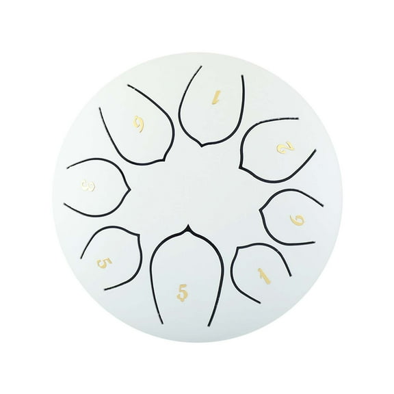 PBAZIH Steel Tongue Drum Kit - Colorful Hollow Drum Percussion Instrument, 11 Notes, Handcrafted Steel, Includes Mallets, Beginner-Friendly for Meditation, Yoga, Music Therapy