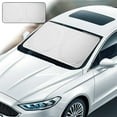 thumbnail image 1 of PBAZIH Sunshade Car with Coated Cloth, Reflective Sunshade, Vehicle Heat Reduction, Foldable Car Sunshade, Car Interior Temperature Control, UV Protection Shade, 1 of 6