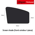 thumbnail image 1 of PBAZIH Thickened and Encrypted Magnetic Car Curtain, Magnetic Suction Car Shade for Sun Protection, Privacy Window Cover for Vehicles, Blocks UV Rays, Ideal for Summer and Winter Use, 1 of 7