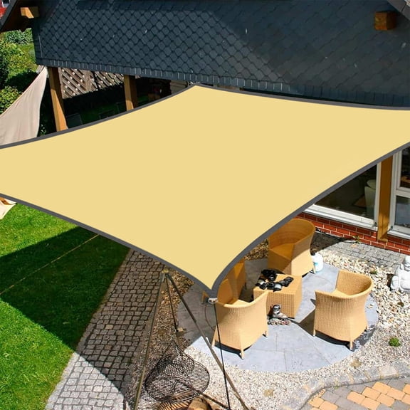 PBAZIH Triangular Sun Shade Cloth, Waterproof UV Protection for Outdoor Patio, Garden, Pool, Easy Installation, Stylish and Durable Tarpaulin for Backyard and Outdoor Spaces