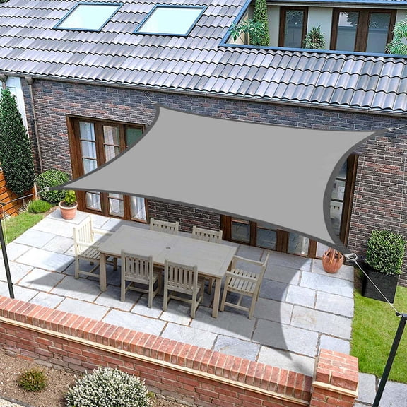 PBAZIH Triangular Sun Shade Cloth, Waterproof UV Protection for Outdoor Patio, Garden, Pool, Easy Installation, Stylish and Durable Tarpaulin for Backyard and Outdoor Spaces