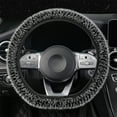 thumbnail image 1 of PBAZIH Winter Car Steering Wheel Cover, Plush Inner No Ring Design, Slip-Resistant Wear Handlebar Cover, D-Type Round Cover for Cold Weather Protection, Soft & Comfortable Grip, 1 of 7
