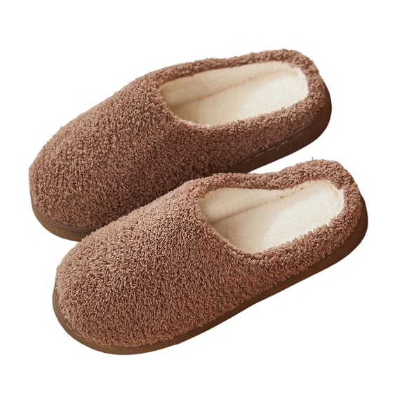 PBFRDSJ Cozy Slippers for Women Soft Warmth Winter Fuzzy Slip-on Slipper Lightweight Cozy Comfort Shoes
