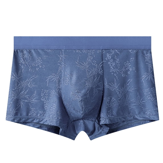 PBFRDSJ Man's Lace Boxer Briefs Mid Rise Soft Bulge Pouch Trunks Breathable Lightweight Seamless Underpants