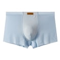 thumbnail image 1 of PBFRDSJ Men'S Boxer Briefs Lightweight Breathable Soft Seamless Underpants Comfy Mid Rise Lounge Home Boxer Briefs, 1 of 7