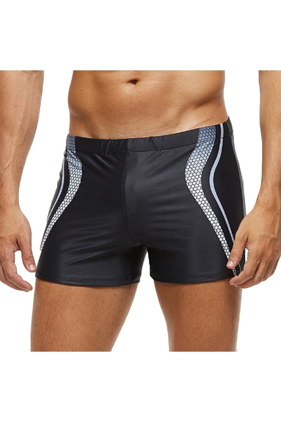 Men's Athletic Swim Jammers Men Square Legs UPF50+ for Lap Swimming & Training