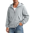 thumbnail image 1 of PBFRDSJ Men's Windbreaker Lightweight Breathable Athletic Jackets Full Zip High Neck Sun Protection Jacket with Pockets, 1 of 9