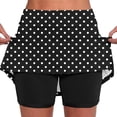 thumbnail image 1 of PBFRDSJ Skorts for Woman Polka Dot Print Tennis Skirts Athletic Skirt with Golf Shorts Lightweight High Waist Skinny Skorts, 1 of 5