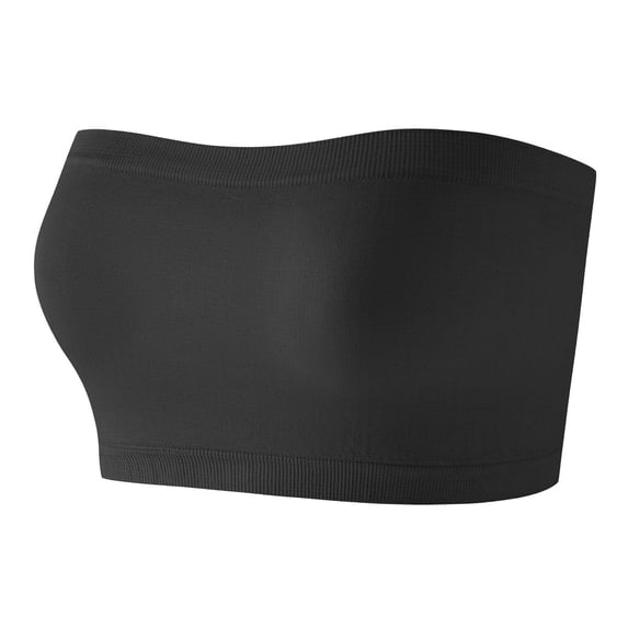 PBFRDSJ Strapless Bras for Women Wireless Stretch Push Up Bandeau Lightweight Breathable Seamless Soft Bra