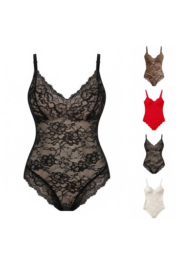 Lace Trim Bodysuit