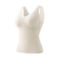 thumbnail image 1 of PBFRDSJ Women's Lace Camisole Tank Top Seamless Tummy Control Compression Shapewear Camisoles V Neck Ribbed Slim Fitted Tops, 1 of 5