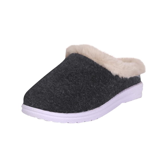 PBFRDSJ Womens Wide Slippers Comfy Memory Foam House Shoes Indoor Outdoor Warm House Shoes