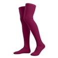 thumbnail image 1 of PBFRDSJ Womens Yoga Warm Socks Vertical Stripe Over the Knee Thick Ballet Fitness Warm Dance Hosiery Multi-Sport Socks, 1 of 5