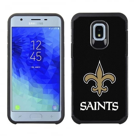 PBG Case for Samsung Galaxy J3 2018, J337, J3 V 3rd Gen, J3 Star, J3 Achieve, Express Prime 3 New Orleans Saints Black
