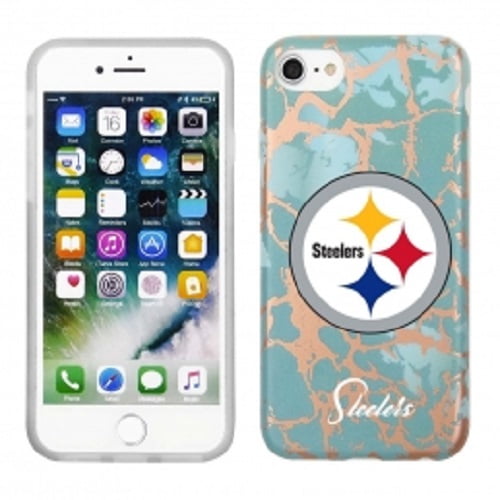 PBG NFL Pittsburgh Steelers Teal Marble for iPhone SE (2022-20) 8, 7, 6 & 6S (4.7")