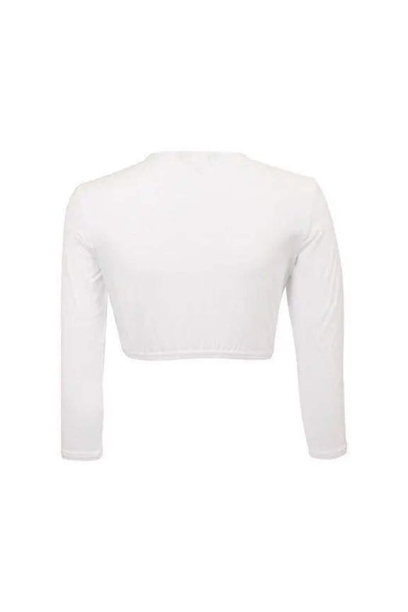 PBJ Modal Crop Three Quarter Sleeve Top