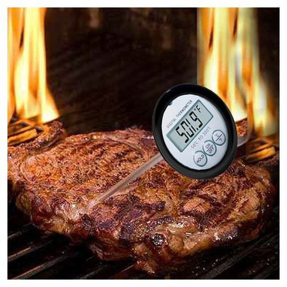 Kona Digital Meat and Candy Thermometer with Backlit LED Screen - Comp