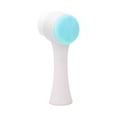 thumbnail image 1 of PBMUY 3D Double-sided Face Wash Brush Soft Hair Silicone Household Manual Cleansing Brush To Wash Face Blue, 1 of 2