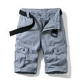 thumbnail image 1 of PBNBP Cargo Shorts for Men,Men Cargo Shorts with Multi Pocket,Casual Solid Belted Shorts Stretch Work Shorts Daily Outdoor Shorts, 1 of 4