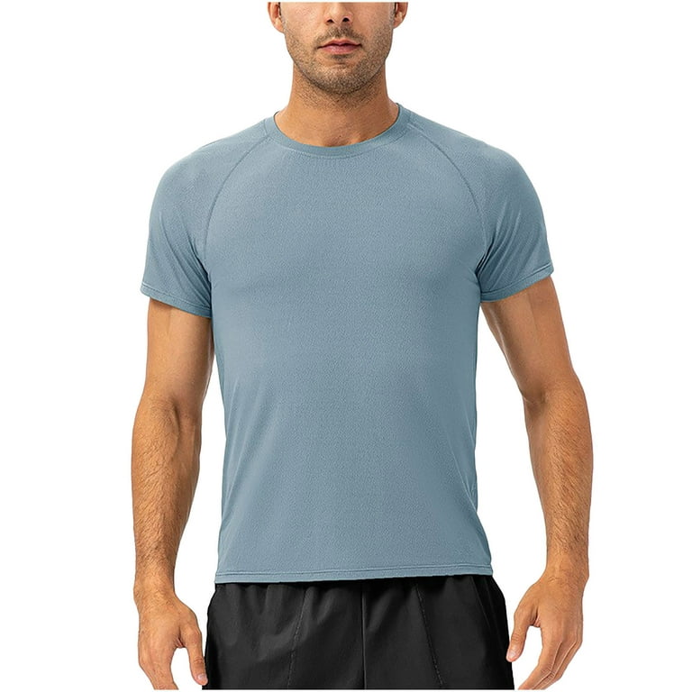 PBNBP Mens Shirt,Mens Summer Casual Crewneck Tshirt Solid Color Short  Sleeve Shirts Lightweight Athletic Tee Bottom T Shirt 