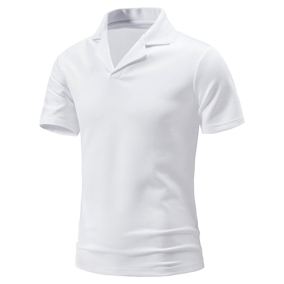 PBNBP Polos Shirts for Men,Mens Polos Shirt Short Sleeve Moisture Wicking Summer Golf Shirts Casual Collared Tops Solid Color