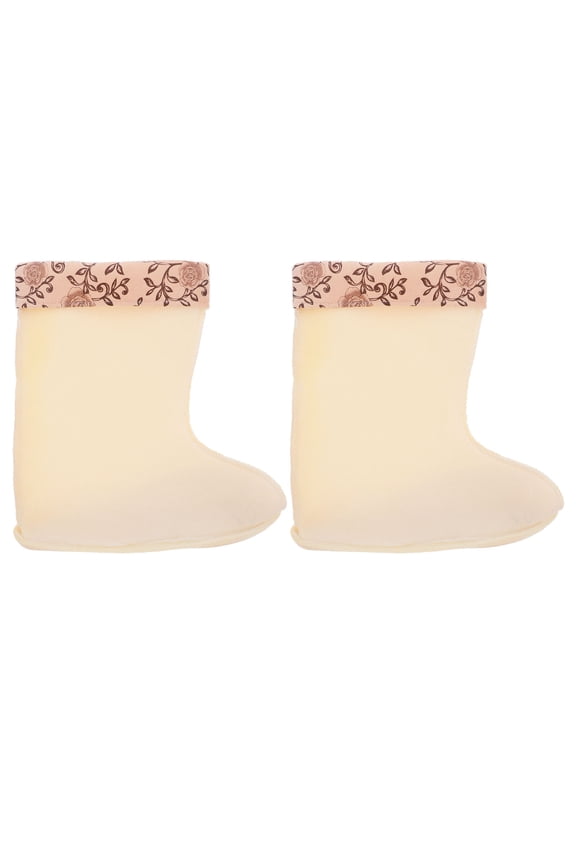 1 Pair Lightweight Boot Insulator For Women Comfortable And Breathable Cloth Multi For Rainy Days