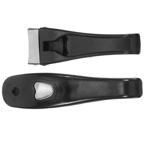 PBPBOX 1 Pair Removable Pots Grip Handles Black Plastic Anti Scalding Cookware Accessories