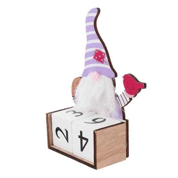 PBPBOX 1 Pc Simple Desk Calendar with Adjustable Blocks for Business Users