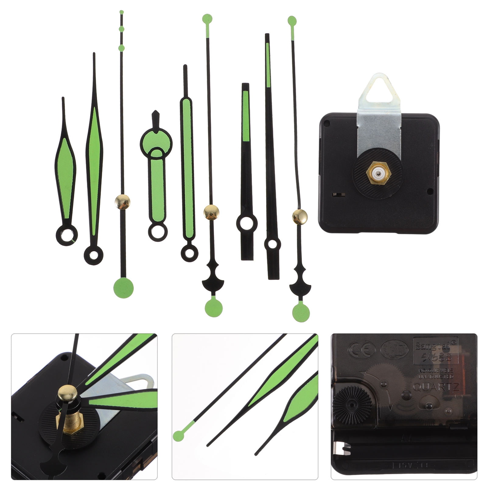PBPBOX 1 Set Clock Hands and Mechanism with Minimalist Style Plastic ...