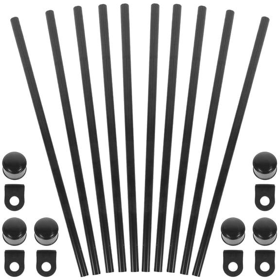 PBPBOX 1 Set Cloth Scroll Hanger ABS Black Round Wall Decoration For General Users Meeting Room Bar